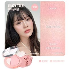 Phấn Má Hồng tích hợp bắt sáng 3CE Blushlighter #Lazy Talk
