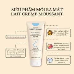 SỮA RỬA MẶT EMBRYOLISSE LÀM SẠCH SÂU, CHỐNG OXY HÓA 200ML