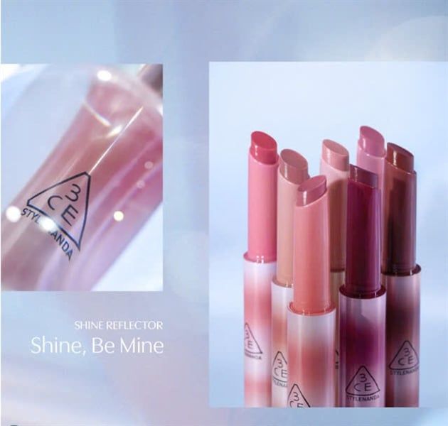 Son Dưỡng bóng 3CE Shine Reflector #Rain Or Shine