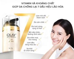 Kem Dưỡng Olay Ngừa Lão Hóa Ban Đêm Total Effects 7in1 Night Cream Normal SPF 15 50g