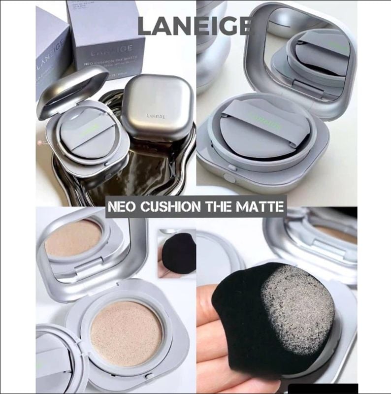 Phấn nước Laneige Neo matte cushion bạc NEW #21W