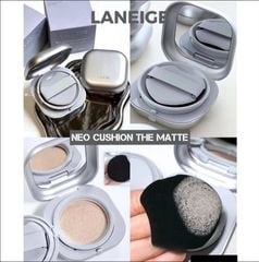 Phấn nước Laneige Neo matte cushion bạc NEW #21W