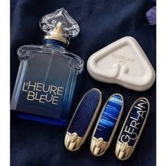 Vỏ Son Phi Thuyền Guerlain Rouge G L’Heure Bleue Double Mirror Case Limited Edition