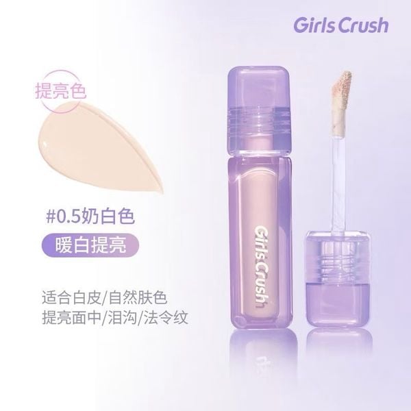 Kem ckđ dạng lỏng girls crush #0.5 light ivory