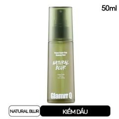 Xịt khóa nền glamrr q Vegan Super stay makeup fixer 50ml #01 Natural Blur