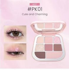 Bảng phấn mắt Focallure 8ô bền màu lâu trôi PK01