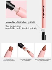 Chì Kẻ Viền Môi Mooekiss Velvet and Matte Lip Liner #01