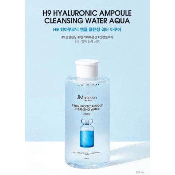 Nuớc Tẩy trang JM solution H9 hyaluronic ampoule 1000ml