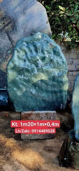 Đá phong thủy tự nhiên nguyên khối, viên đá phong thủy đá xanh cẩm thạch – vẻ đẹp tự nhiên, độc đáo và bền vững