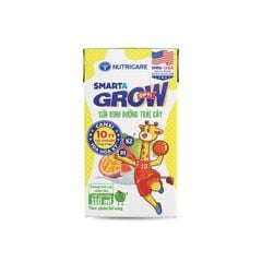 Sữa trái cây Nutricare Smarta Grow Opti Vị Trái Cây Nhiệt Đới Hỗ Trợ Bé Phát Triển Chiều Cao, Tiêu Hóa Khỏe (Thùng 48 hộp)