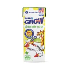 Sữa trái cây Nutricare Smarta Grow Opti Vị Trái Cây Nhiệt Đới Hỗ Trợ Bé Phát Triển Chiều Cao, Tiêu Hóa Khỏe (Thùng 48 hộp)