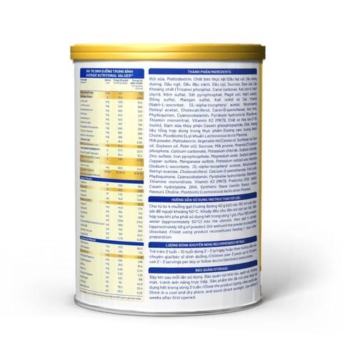 Sữa Bột Nutricare Smarta Grow Opti 3+ Tăng Chiều Cao, Phát Triển Trí Não Cho Bé (850g)