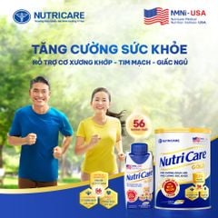 Sữa Bột Nutricare Gold Hỗ Trợ Phục Hồi, Tăng Cường Sức Khỏe với 56 Dưỡng Chất 850g