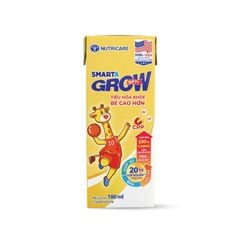 Sữa Bột Pha Sẵn Nutricare Smarta Grow Opti Bé Cao Lớn, Tiêu Hóa Khỏe Với 20 Tỷ Lợi Khuẩn