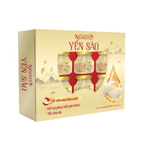 Nước Yến Sào Cao Cấp Nunest Yến Sào Bổ Sung Tổ Yến Nguyên Chất