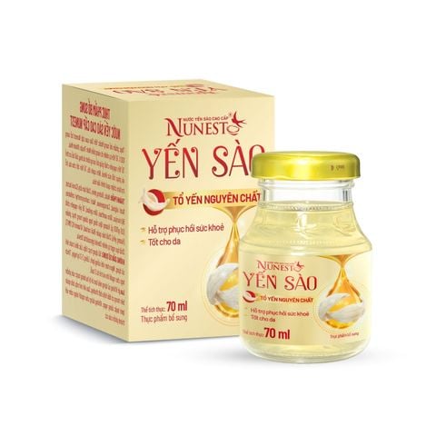 Nước Yến Sào Cao Cấp Nunest Yến Sào Bổ Sung Tổ Yến Nguyên Chất
