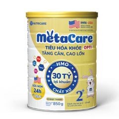 Sữa Bột Nutricare Metacare Opti 2+ Hỗ Trợ Tiêu Hóa, Phát Triển Toàn Diện Cho Bé 850g