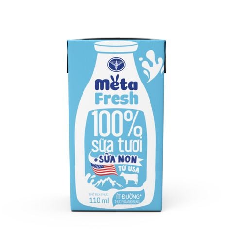 Sữa Tươi Nutricare Meta Fresh Ít Đường (Thùng 48 Hộp)