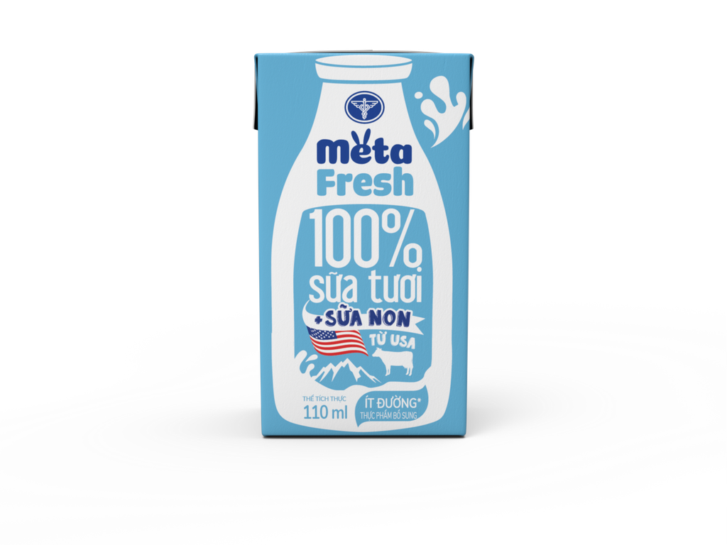 Sữa Tươi Nutricare Meta Fresh Ít Đường (Thùng 48 Hộp)