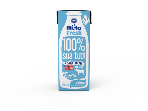 Sữa Tươi Nutricare Meta Fresh Ít Đường (Thùng 48 Hộp)