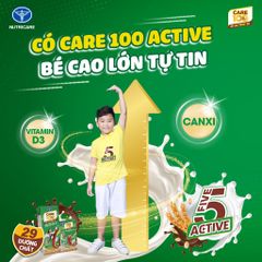 Sữa Cacao Lúa Mạch Nutricare Care 100 Active (Thùng 48 Hộp)
