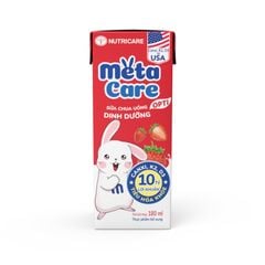 Sữa Chua Uống Dinh Dưỡng Nutricare Metacare Yoyo Hương Dâu (Thùng 48 Hộp)