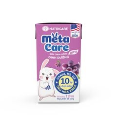 Sữa Chua Uống Dinh Dưỡng Nutricare Metacare Yoyo Hương Nho (Thùng 48 Hộp)