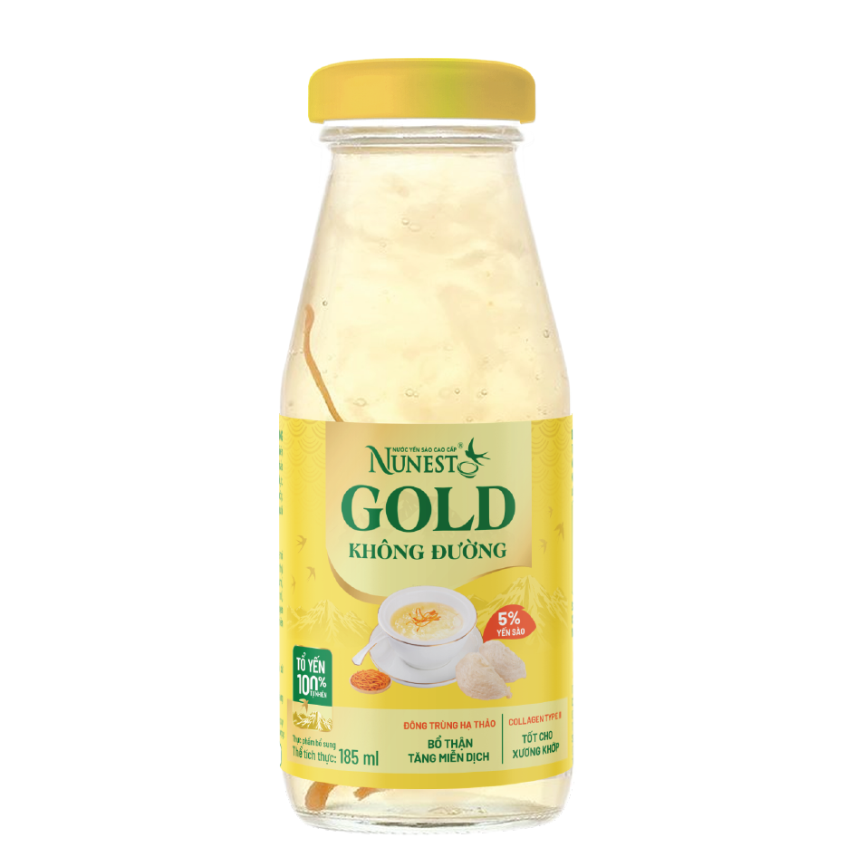 NUNEST GOLD KHÔNG ĐƯỜNG (chai 185ml)
