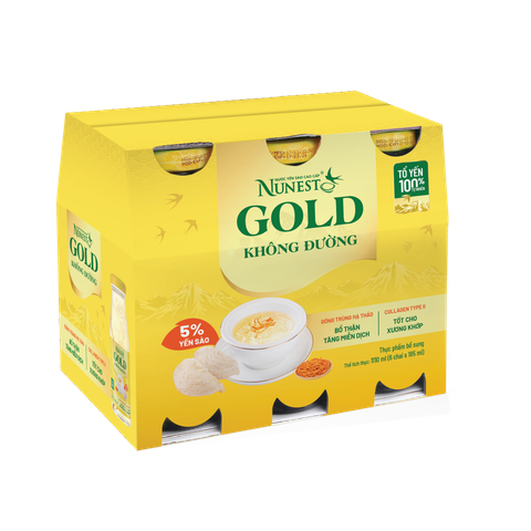 NUNEST GOLD KHÔNG ĐƯỜNG (chai 185ml)