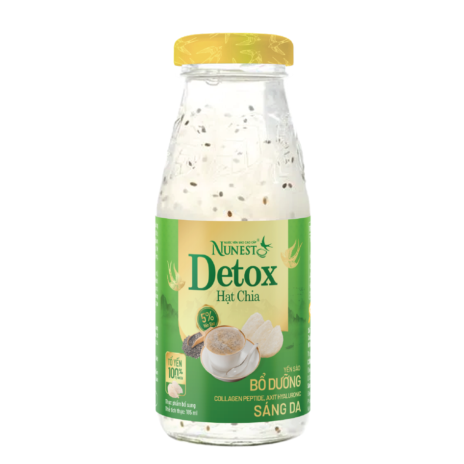 NUNEST DETOX HẠT CHIA (Chai 185ml)