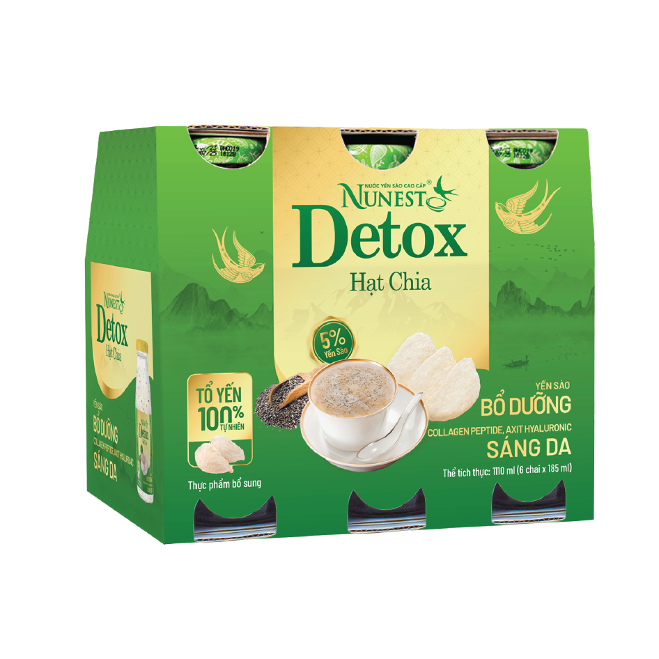 NUNEST DETOX HẠT CHIA (Chai 185ml)