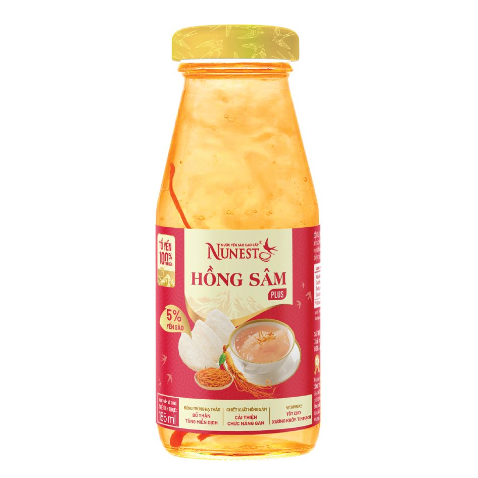 NUNEST HỒNG SÂM PLUS (Chai 185ml)