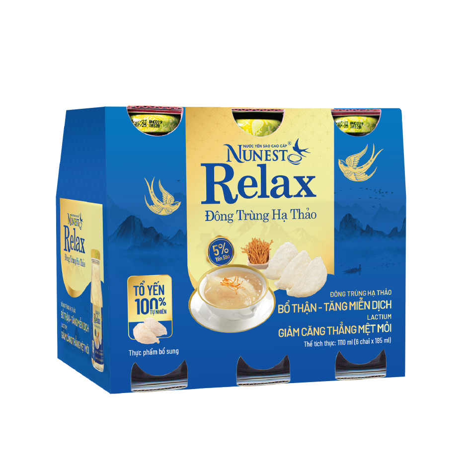 Nunest Relax Đông Trùng Hạ Thảo (chai 185ml)