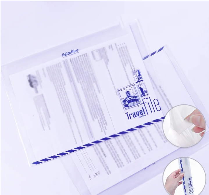  Bìa bao thư A4 Travel File Thiên Long Flexoffice lưu trữ 100 tờ A4 