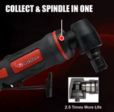 1/4" Mini Air Angle Die Grinder 90 Degree Taiwan Made Mini Pneumatic Tools 16000 RPM Variable Speed 
