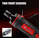  1/4 Inch Taiwan Made 25,000RPM Pneumatic Straight air Die Grinder 6mm Heavy Duty LEMATEC Professional Tool 