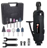  1/4" Air Die Grinder Kit with 6mm/8mm Collets, Along with Grinding Stones Set Taiwan Made Pneumatic Tool 