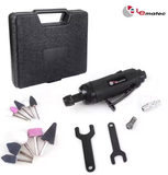  1/4" Air Die Grinder Kit with 6mm/8mm Collets, Along with Grinding Stones Set Taiwan Made Pneumatic Tool 