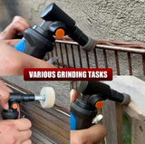  1/4" Mini Air Angle Die Grinder 90 Degree 20000 RPM Adjustable Speed Taiwan Made Pneumatic Tools 