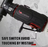  Air Angle Die Grinder Taiwan Made One-Hand Spindle Lock 1/4" for Finished Polished Pneumatic Tools Variable Speed Control 