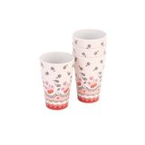  Set 4 ly cốc/Kitchen Accs - Cherry - Cream - CKCYMELTUMBLR 