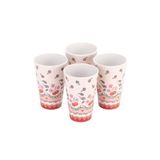  Set 4 ly cốc/Kitchen Accs - Cherry - Cream - CKCYMELTUMBLR 