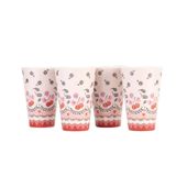  Set 4 ly cốc/Kitchen Accs - Cherry - Cream - CKCYMELTUMBLR 