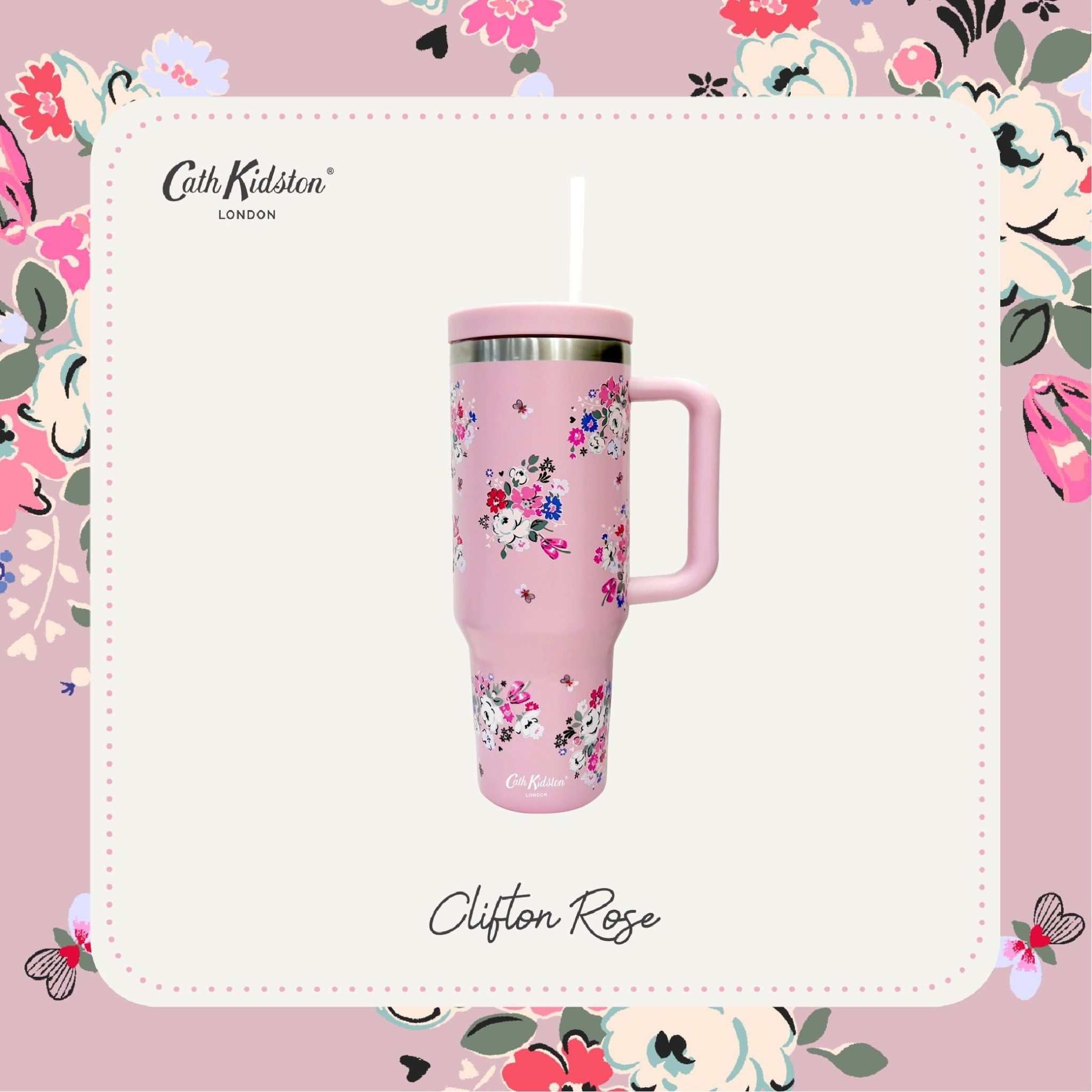  Ly Nước Giữ Nhiệt Cath Kidston - CATH KIDSTON TUMBLER 1.1L 