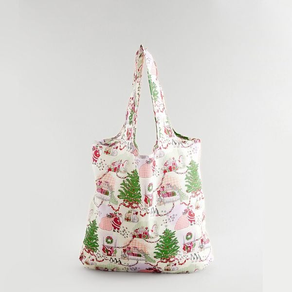  Túi đeo vai/Shopper Bags - Christmas House - Cream - B47252 