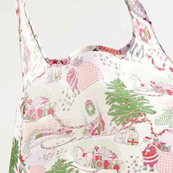  Túi đeo vai/Shopper Bags - Christmas House - Cream - B47252 