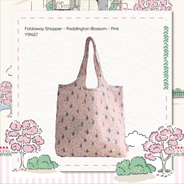  Túi Gấp Gọn Cath Kidston Họa Tiết Paddington Ditsy Y19457 