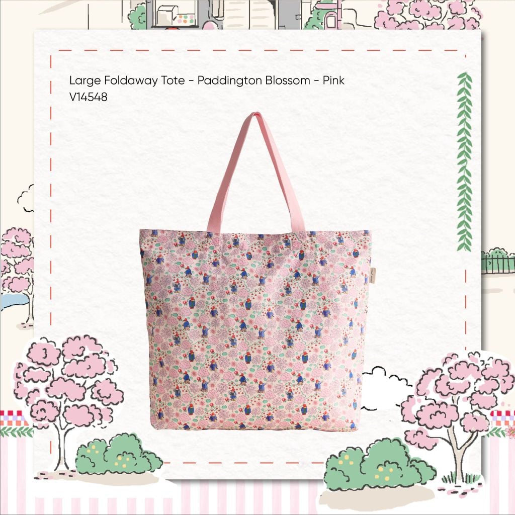  Túi Gấp Gọn Cath Kidston Hoạ Tiết Paddington Ditsy V14548 