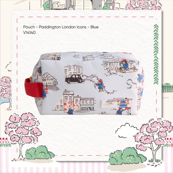  Túi Cầm Tay Cath Kidston Hoạ Tiết Paddington Goes To Town V14140 