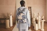  Ba lô đi học/đi làm/Backpack - Doodles & Daydreams Floral - Blue/White - AA2193 